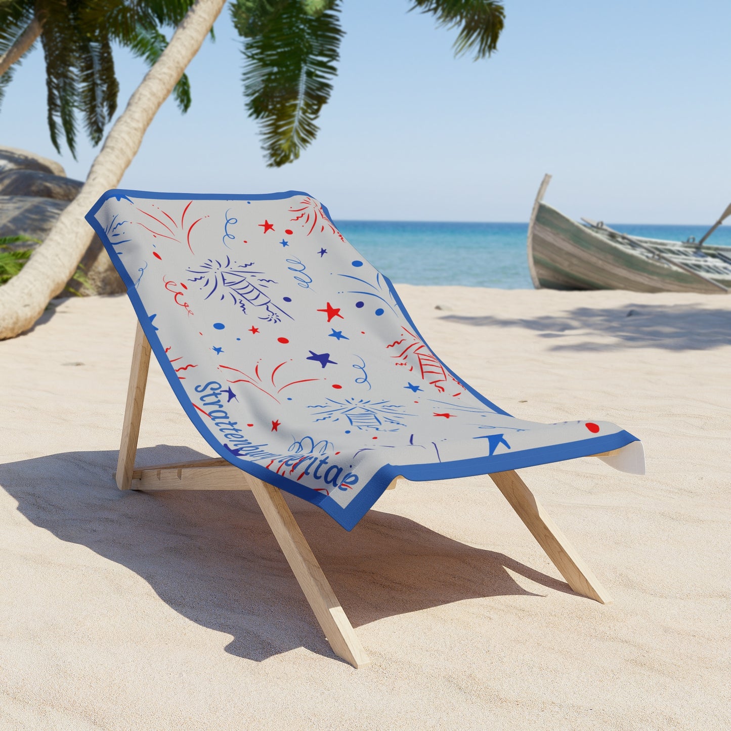 Patriotic Beach Towel