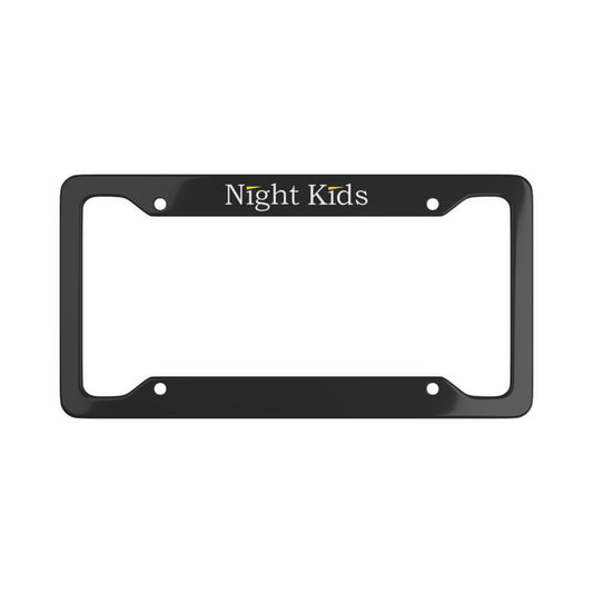 Night Kids License Plate Frame