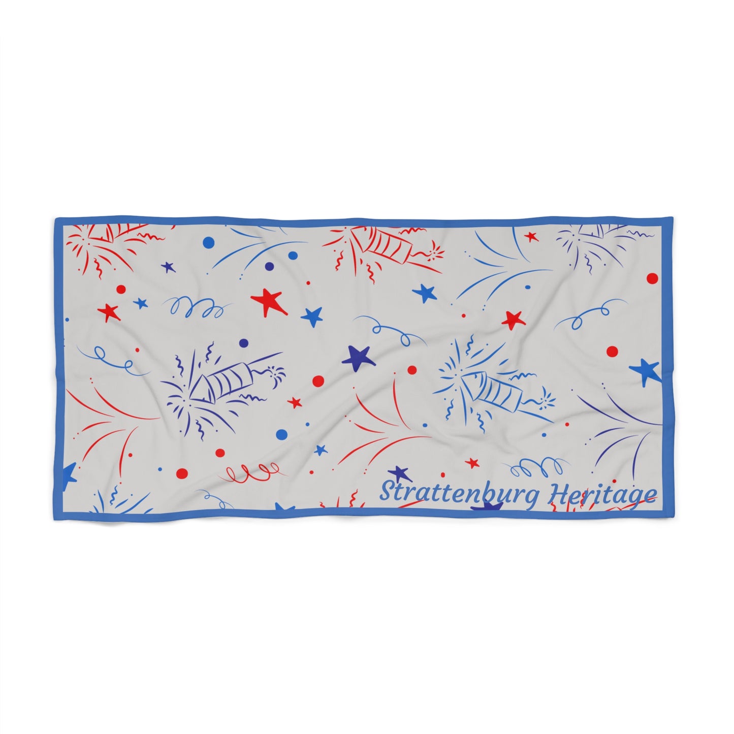Patriotic Beach Towel