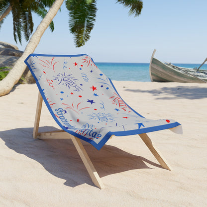 Patriotic Beach Towel